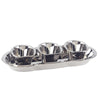 Day At the Races Silver Plate Horseshoe Tray Set