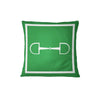 Horse BIt Green Pillow