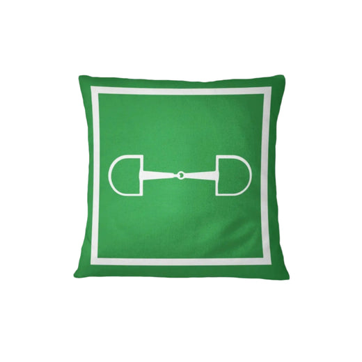 Horse BIt Green Pillow