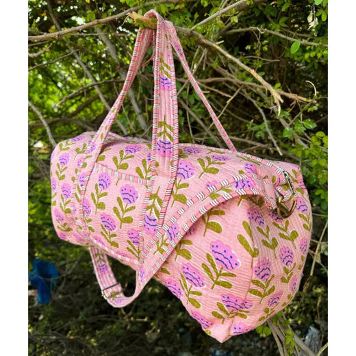 Block Print Duffle
