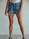 Jade Distressed Denim Shorts