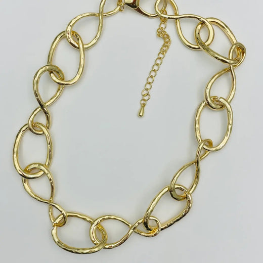 Hammered Link Chain