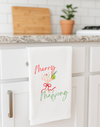 Mahjong Christmas Kitchen Towel