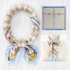 Retro Plaid Square Scarf Neck Hair