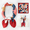 Polka Dot Satin Neck Scarf