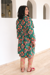 Velvet Robe:  Reversible Cotton Duster - Winnie