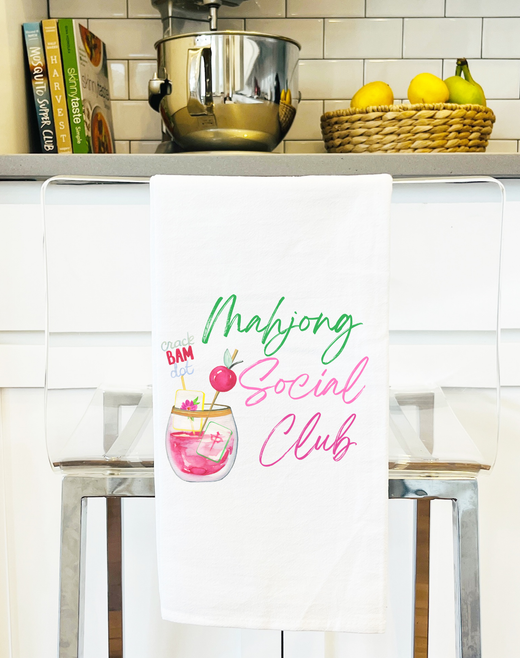 Mahjong Social Club Towel