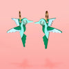 Hummingbird Hoop Earrings