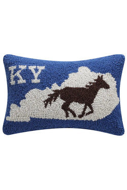Kentucky Horse Hook Pillow