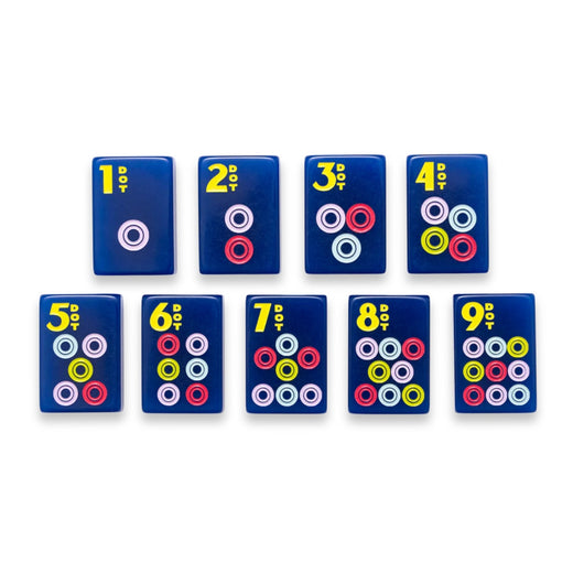 Navy Signature Engraved Tile Set by Amahj Line