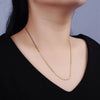 Necklace - 14K GF Sunburst Chain - 19.69'
