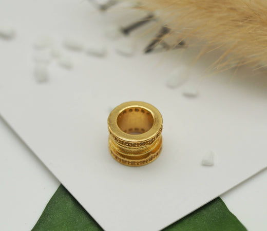 Tube Rhinestone Spacer Beads