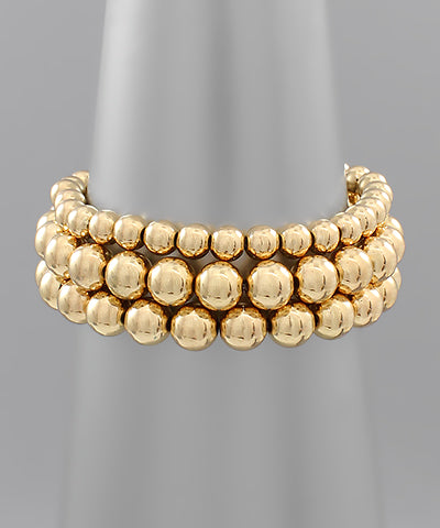 3 Row CCB Stretch Bracelet