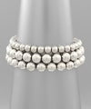 3 Row CCB Stretch Bracelet