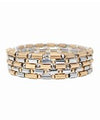 5 Row Hexagon Cylinder Beads Bracelet