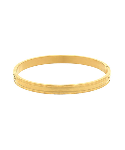 Gold Metal Bangle Bracelet
