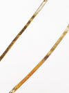 Necklace - 24K Gold Filled Herringbone Necklace