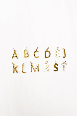 Initial Charm - Mini Block Letter