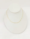 Necklace - 14K Gold Filled Paperclip Necklace