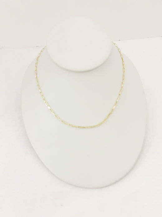 Necklace - 14K Gold Filled Paperclip Necklace