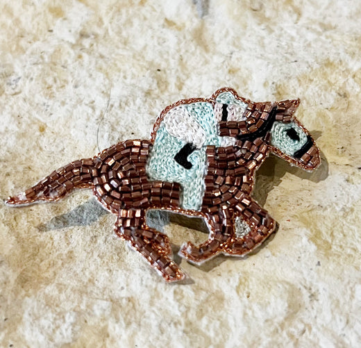 Horse Racing Lapel Pin