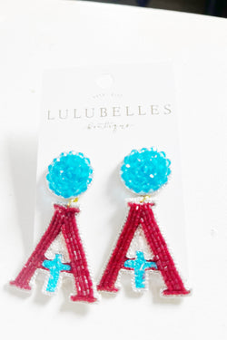 Assumption Hand Beaded Earrings