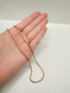PILL Chain Necklace- 16K Plated Non Tarnish