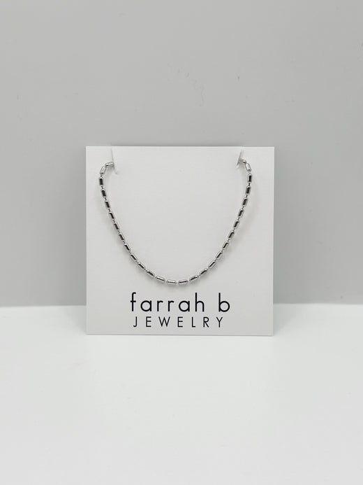 PILL Chain Necklace- 16K Plated Non Tarnish