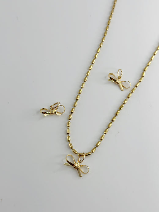 PILL Chain Necklace- 16K Plated Non Tarnish