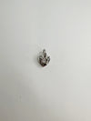 Silver Heart With Gem Charm