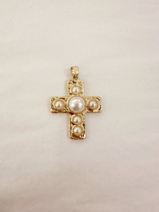Vintage Pearl Cross