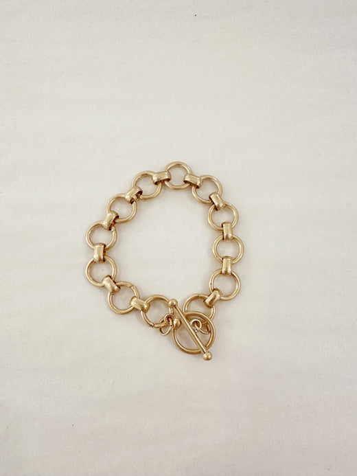 Circle Chain Linked Bracelet