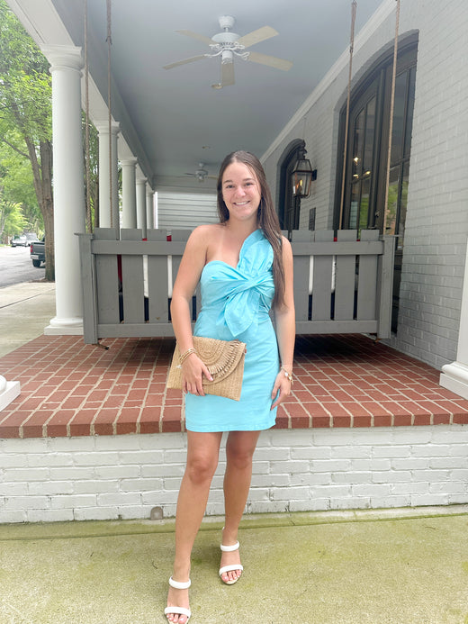 Knotted Flower Bow Dress