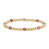 Beaded Bracelets with Stone Accents