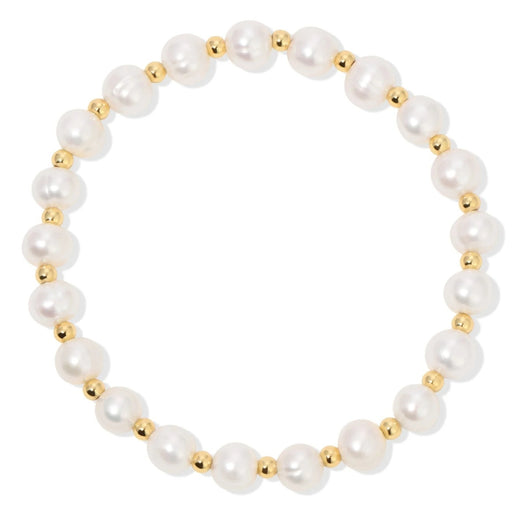 Pearl and Bead Stretch Bracelet