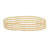 2mm Gold Bead Stretch Bracelet