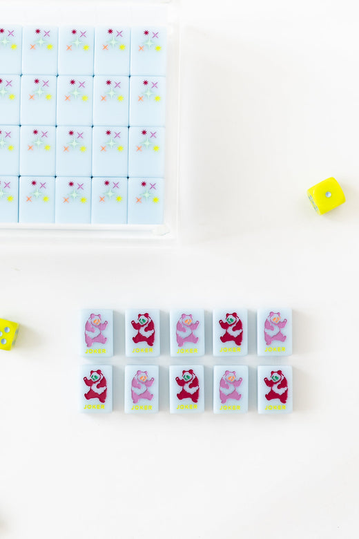East Meets West Mahjong Tile Set - Sky