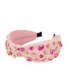 Studded Heart & Crystal Headband