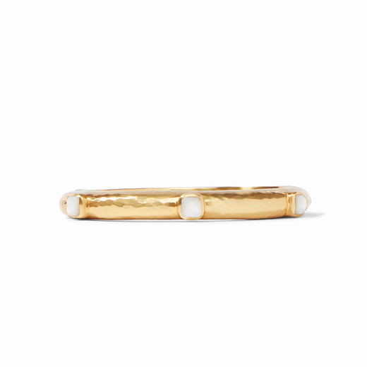 Julie Vos, Catalina Hinge Bangle - Mother of Pearl