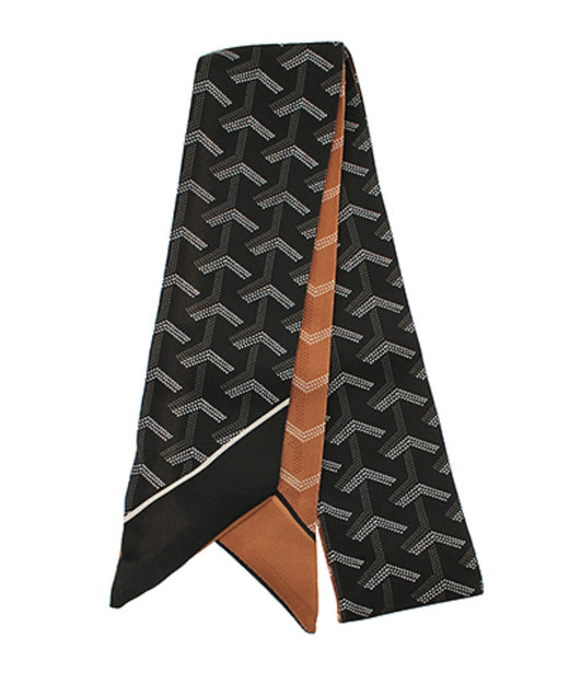 Arrow Pattern Narrow Scarf