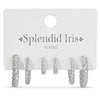 Set of 3 Twisted Huggies Earrings