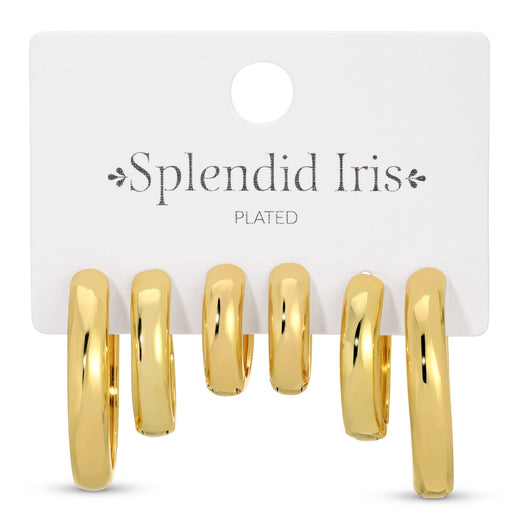 Gold Hoop Set of Three