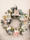 Cody Foster Frosted Village Wreath