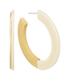 45mm Acrylic & Metal Hoops