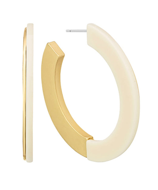 45mm Acrylic & Metal Hoops