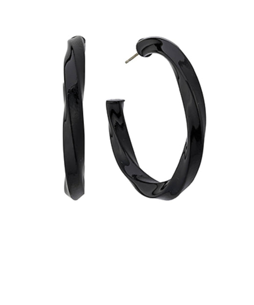 Color Coated Twist Hoops