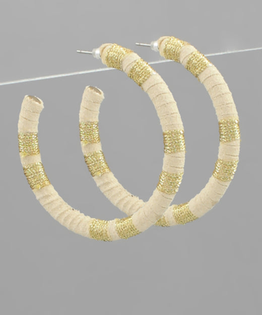 Wrapped Thread Hoops