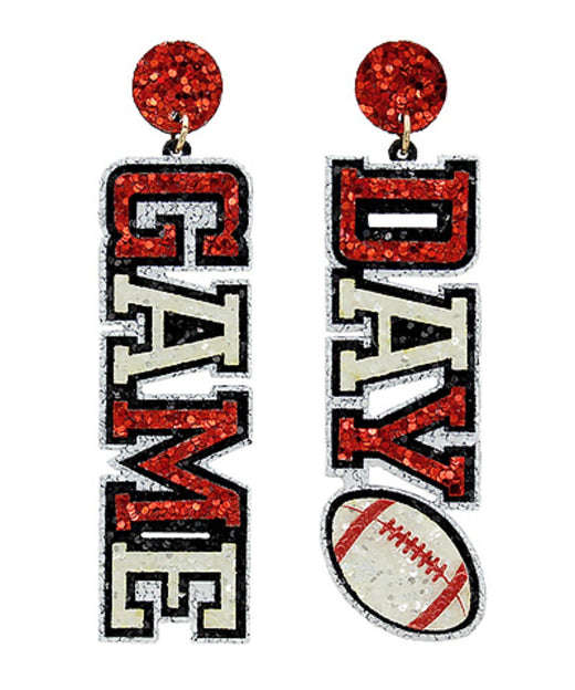 UofL "Game Day" Letter Earrings