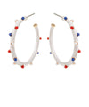 45mm Patriotic Color Enamel Hoops