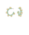 25MM Pearl Station Acetate Hoops